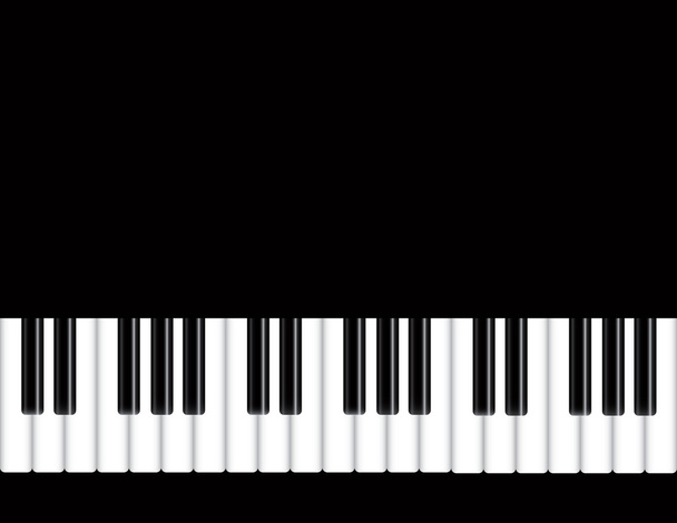 ピアノ キーボードの図 - ベクター画像
