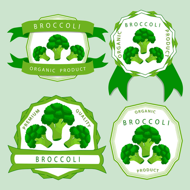 A zöld brokkoli - Vektor, kép
