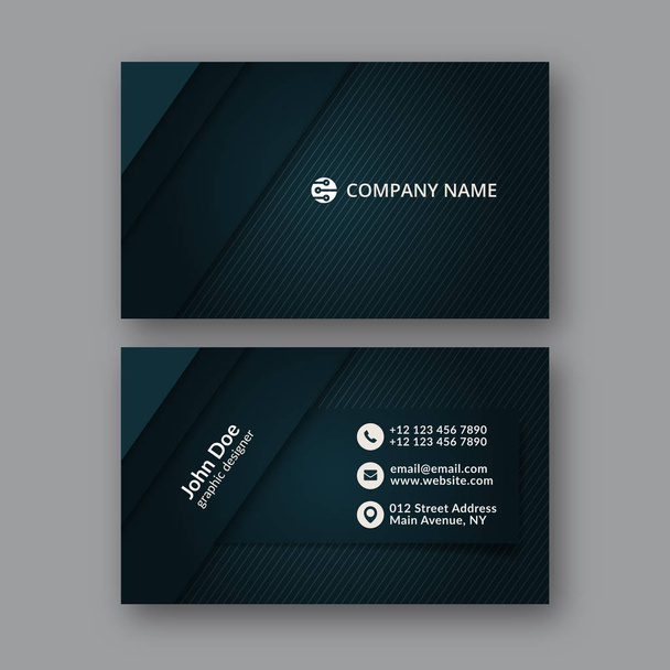 Business Card Template. - Vector, Image