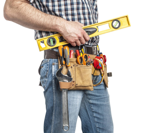 handyman and tools - Zdjęcie, obraz