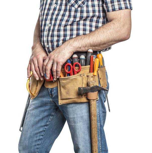handyman and tools - Foto, Bild