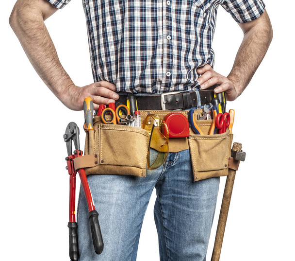 handyman and tools - Photo, image