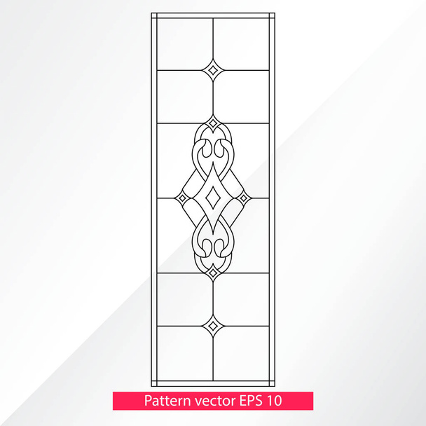 Ornament and decor, design elements. Decoration of the page. Vector illustration. Isolated on light background - Vector, Image