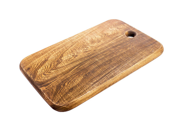Tabla de corte de madera aislada - Foto, imagen