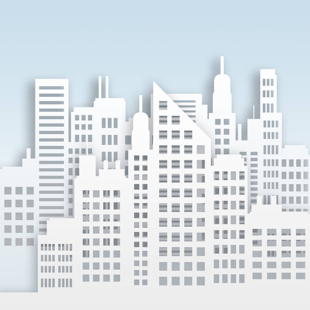 Edifícios de arranha-céus exibe Cityscape corporativo 3D Illustratio
 - Foto, Imagem