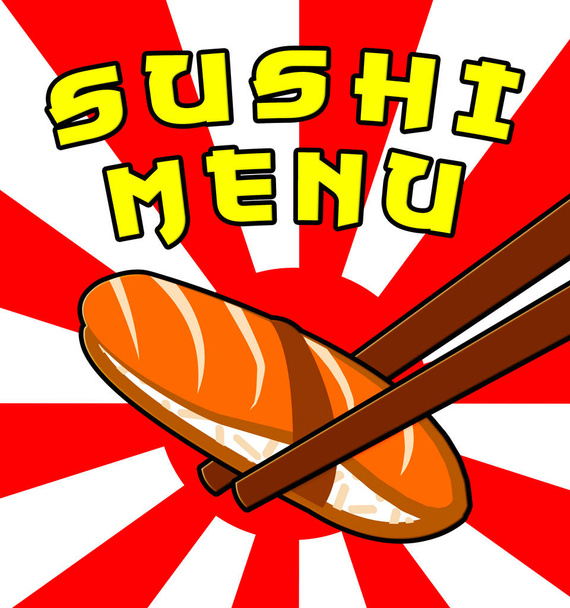 Sushi Menu Näyttää Japanin Cuisine 3d Kuvitus
 - Valokuva, kuva