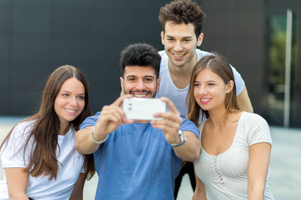 Friends taking a selfie  - Valokuva, kuva