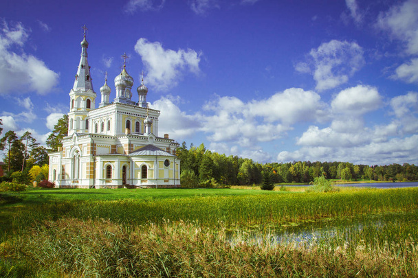 Letonya Ortodox Kilisesi. - Fotoğraf, Görsel
