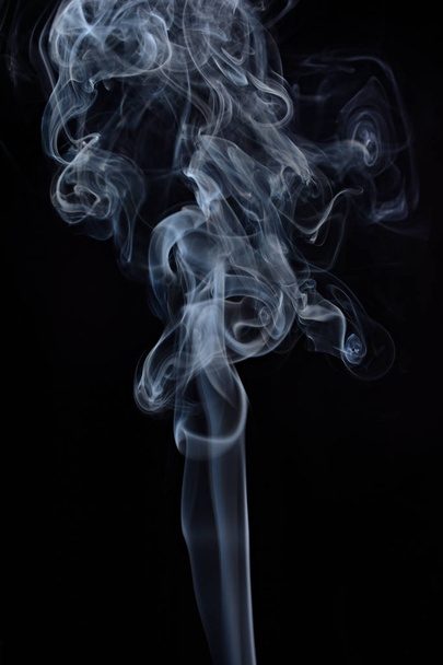 Transparent white and gray cloud of smoke - Фото, зображення