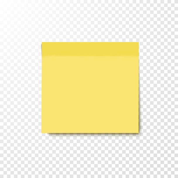 Note collante vectorielle jaune
 - Vecteur, image