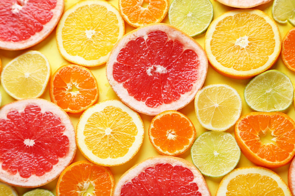 slices of Citrus fruits - Foto, Imagen