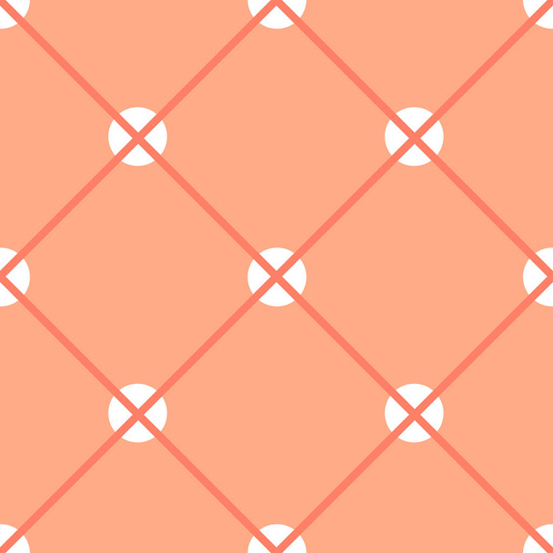 Beige wallpapers with white circles and stripes - Vector, Image