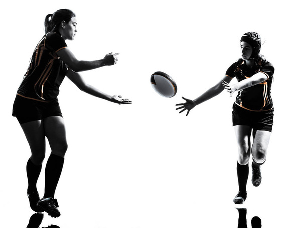 rugby joueuses silhouette
 - Photo, image