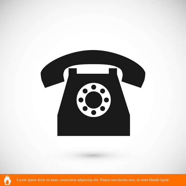 phone sign icon - Vector, afbeelding