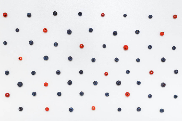 pattern with blueberries and currents - Foto, Imagen