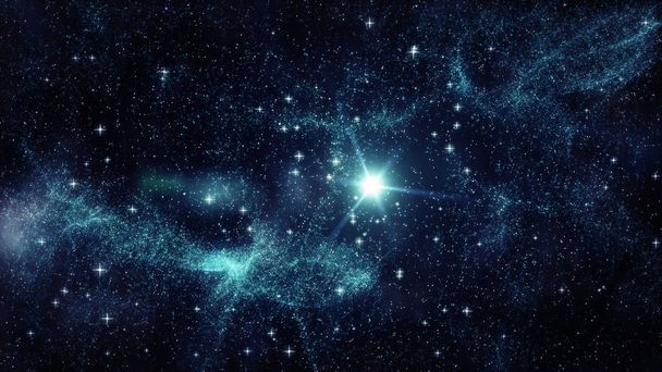 Δισεκατομμύρια αστέρια στο κοσμικό χώρο του ηλιακού συστήματος - Φωτογραφία, εικόνα