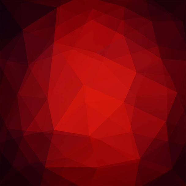 Geometrický vzorec, mnohoúhelníkové trojúhelníky vektorové pozadí v červených tónech. Vzor ilustrace - Vektor, obrázek