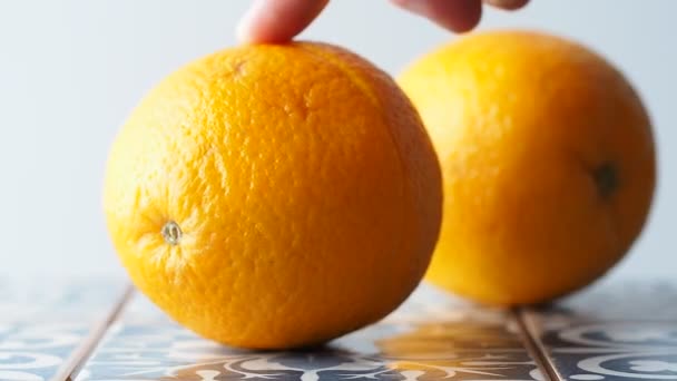 Orangen für hausgemachte Limonade   - Filmmaterial, Video
