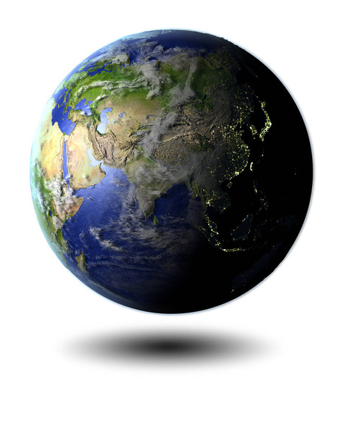 Asie en vol stationnaire globe
 - Photo, image