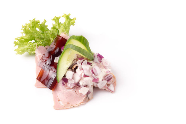 Spécialités danoises et plats nationaux, sandwich ouvert de haute qualité
 - Photo, image