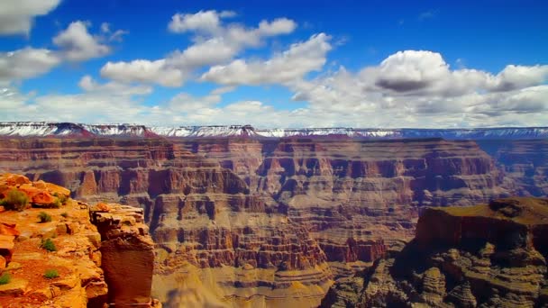 Zeitraffer-Aufnahme des Westrandes der Grand Canyon in arizona. - Filmmaterial, Video