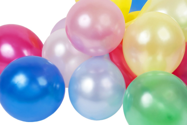 barevné bubliny izolované na bílém - Fotografie, Obrázek