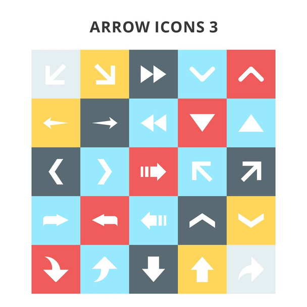 set of arrow icons - Vektor, kép