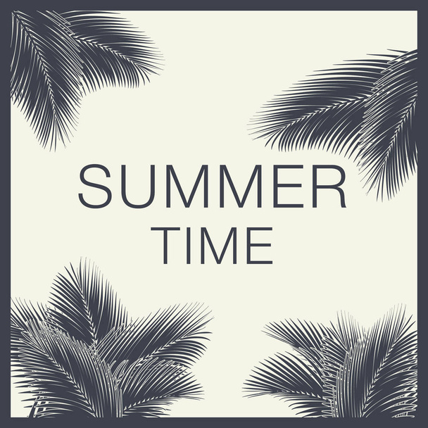 Texto de letras de hora de verano
 - Vector, imagen