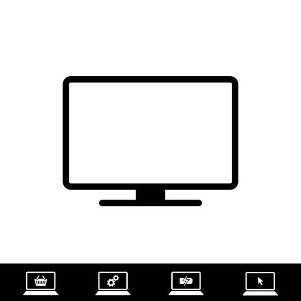 Icona del monitor, vettore
 - Vettoriali, immagini