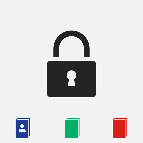 Lock vector icon - Vector, Image