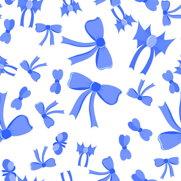 seamless pattern with bows. Baby Wallpapers - Vector, afbeelding