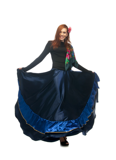Woman in traditional gipsy costume - Zdjęcie, obraz