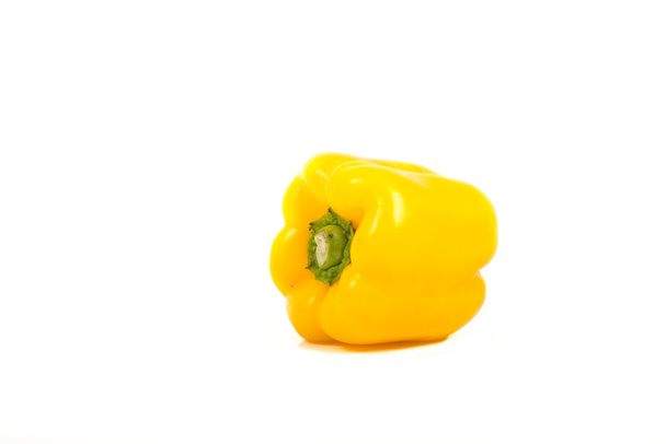 Yellow Paprika On White - Φωτογραφία, εικόνα
