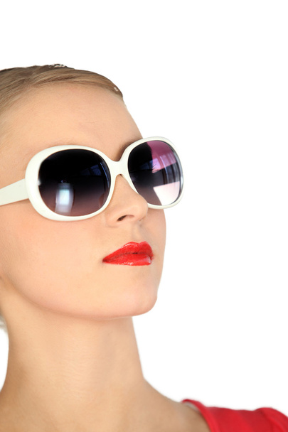 Woman with modern sunglasses - Foto, Imagen