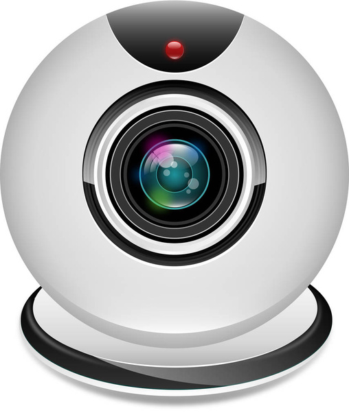 Webcam colorful icon - Vector, afbeelding