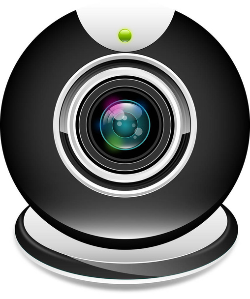 Webcam colorful icon - Вектор,изображение