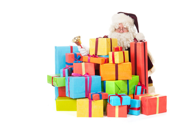 Santa Claus with presents - Фото, зображення