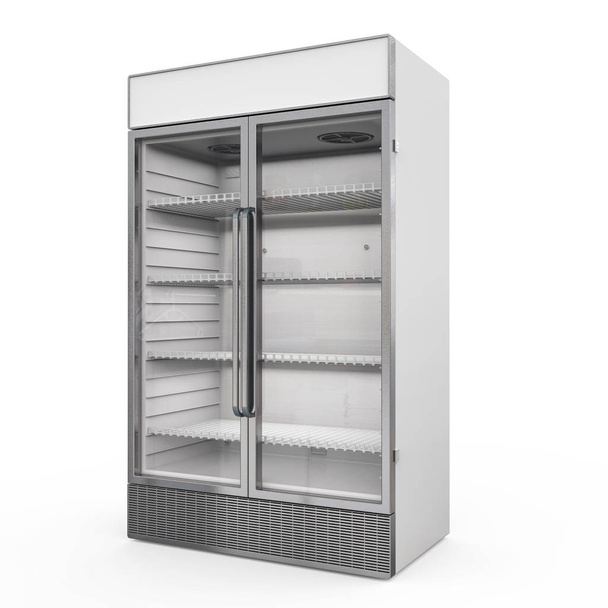 kommerzieller Kühlschrank aus Edelstahl - Foto, Bild