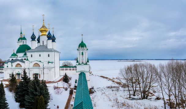 Church in Rostov panorama - Photo, Image
