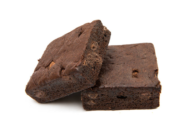 Cioccolato Brownie isolato
  - Foto, immagini