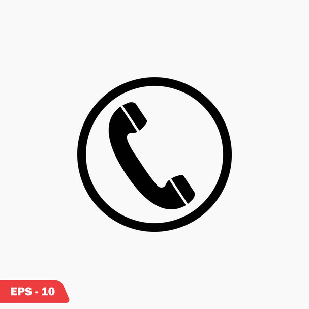 ikona telefonního přijímače - Vektor, obrázek