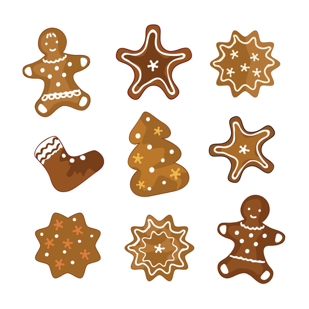 Christmas cookies - Vector, Image