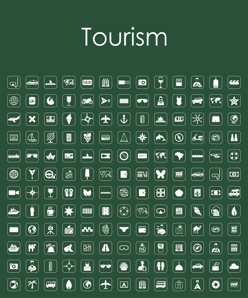 Набір іконок туризму
 - Вектор, зображення