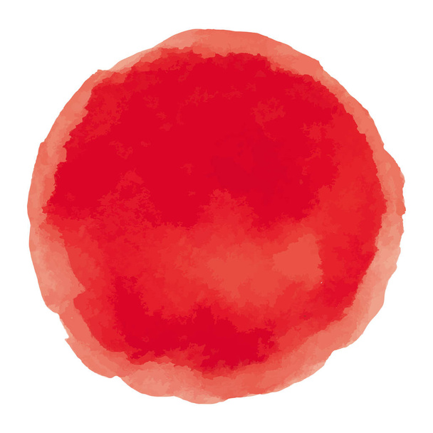 Teinture vectorielle peinte aquarelle rouge vif
 - Vecteur, image