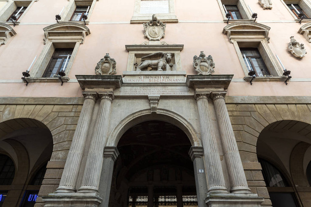 Palazzo Bo, historical building home of the Padova University from 1539, in Padua, Italy - Fotó, kép