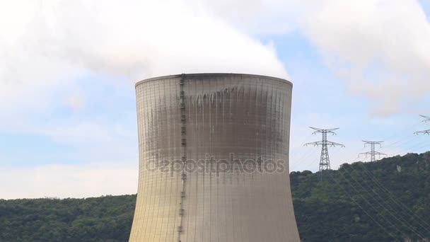 Nuclear plant in France - Footage, Video