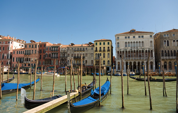 Gondola Grand Canal Venetsiassa, Italia
 - Valokuva, kuva