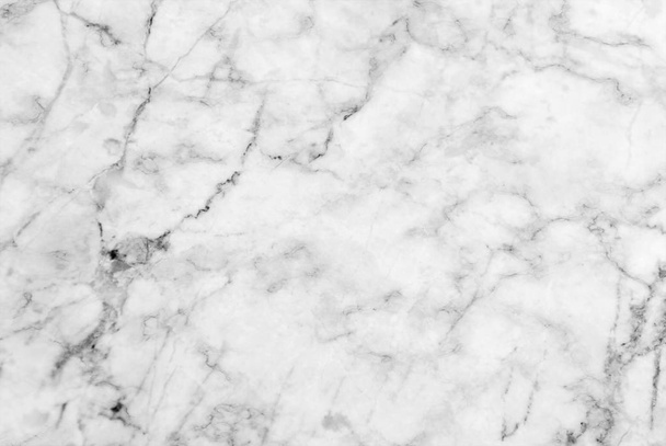 White marble texture is a white base with subtle grey veins, Natural pattern for backdrop or background, Can also be used for create surface effect to architectural slab, ceramic floor and wall tiles. - Photo, Image