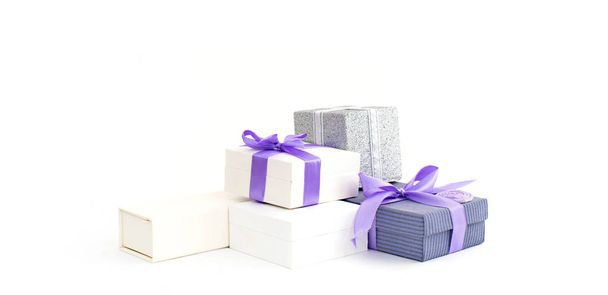 holiday gift wrapping - Zdjęcie, obraz