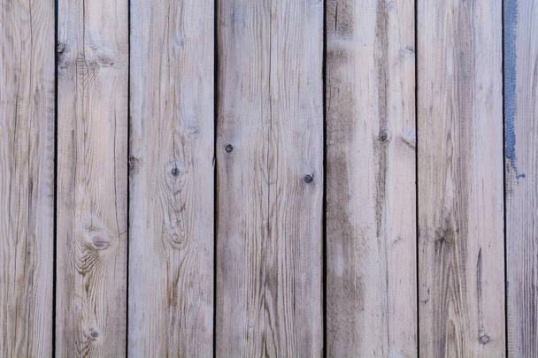 Shabby blue wooden background with vertical stripes - Photo, Image